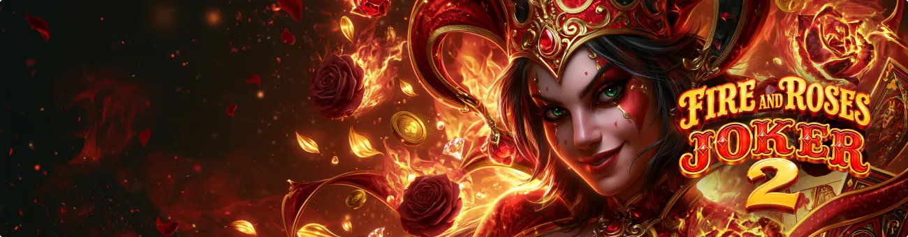 Fire and roses joker 2 slot Banner 2